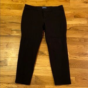 Old Navy black pixie pant 14